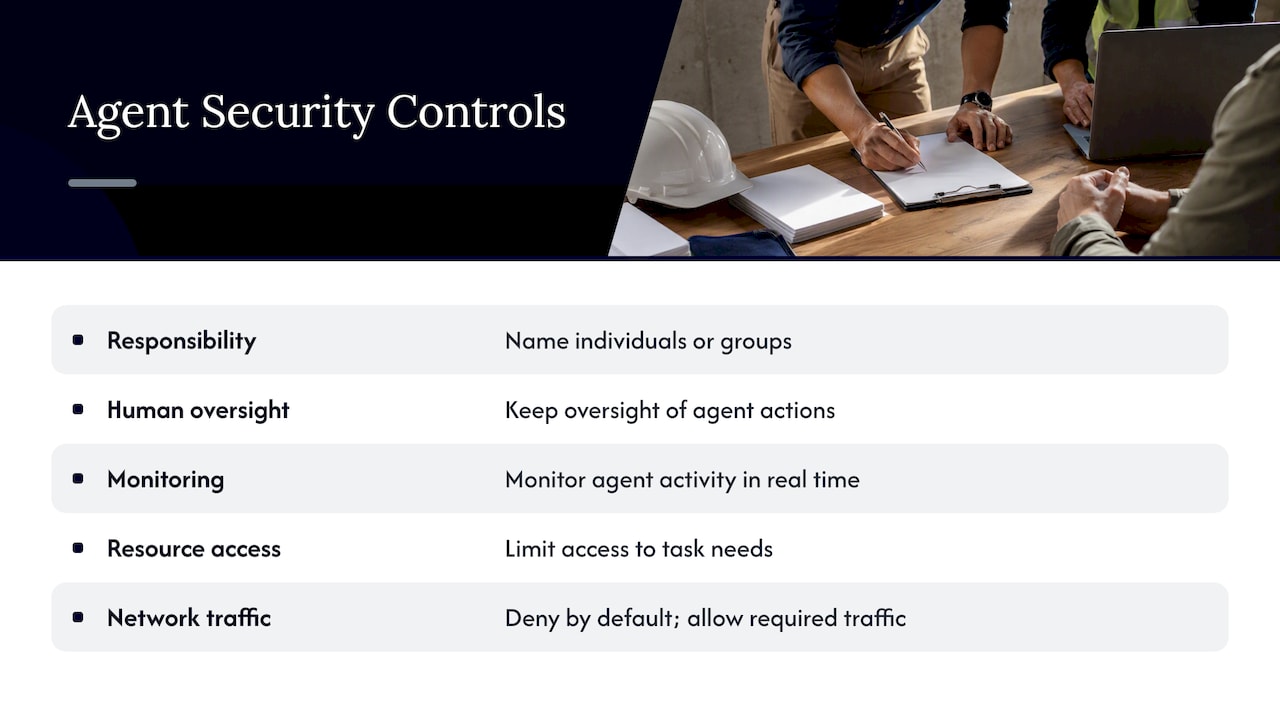 Controls limiting construction AI agent access