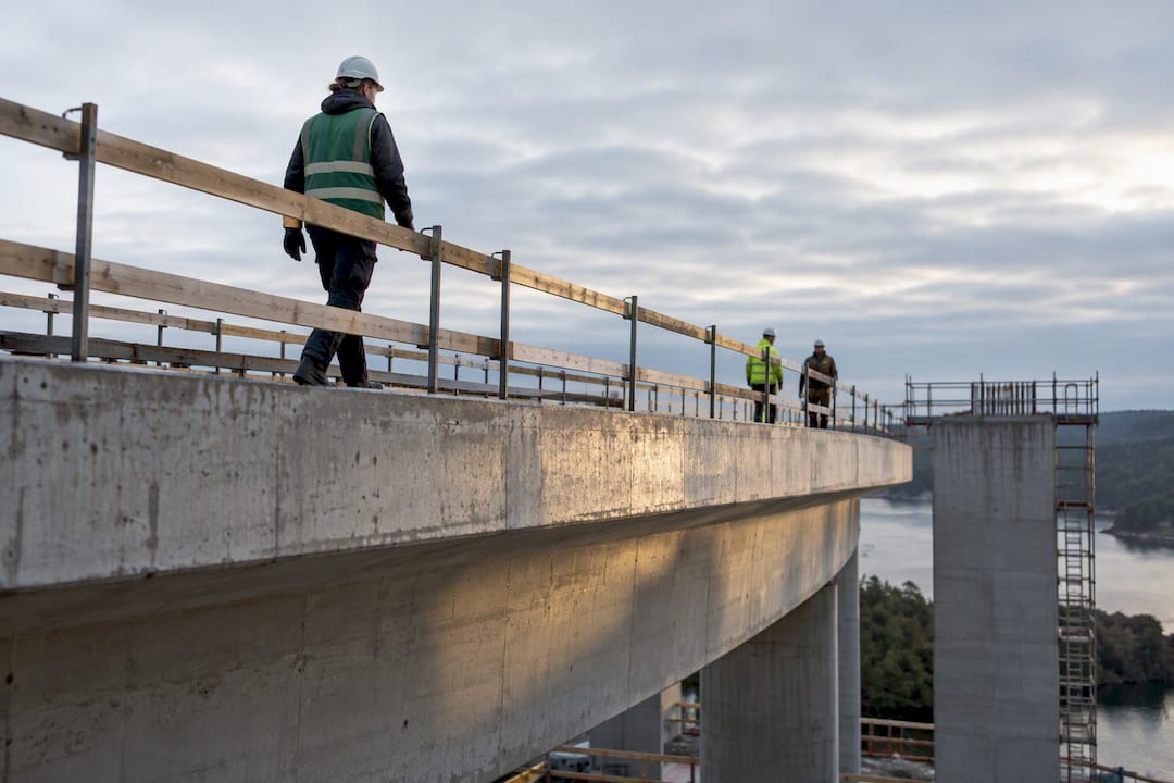 Safety inspection at Nordic construction site